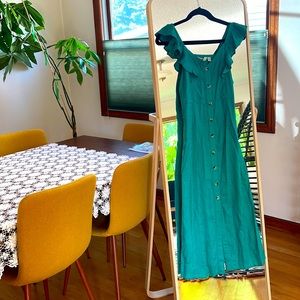 Billabong Flutter Sleeve Midi Dress Size Small